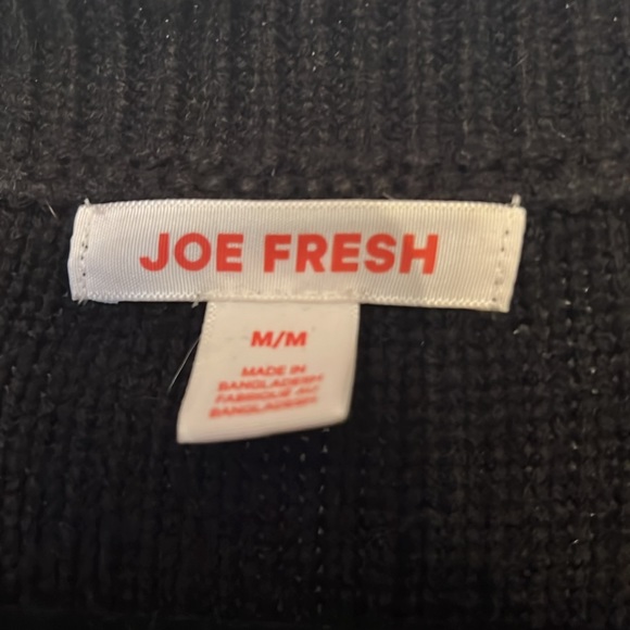 Joe Fresh Scoop Neck Cable knit Sweater - Picture 2 of 2